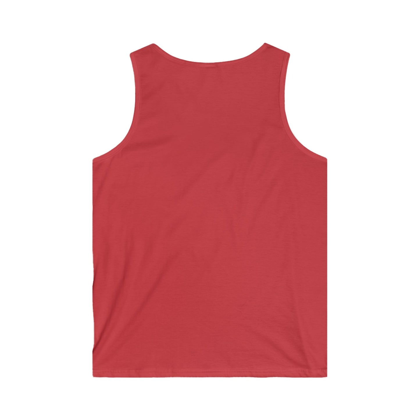 Men's Softstyle Tank Top - Fire Bridge Design - Perfect for Summer Adventures