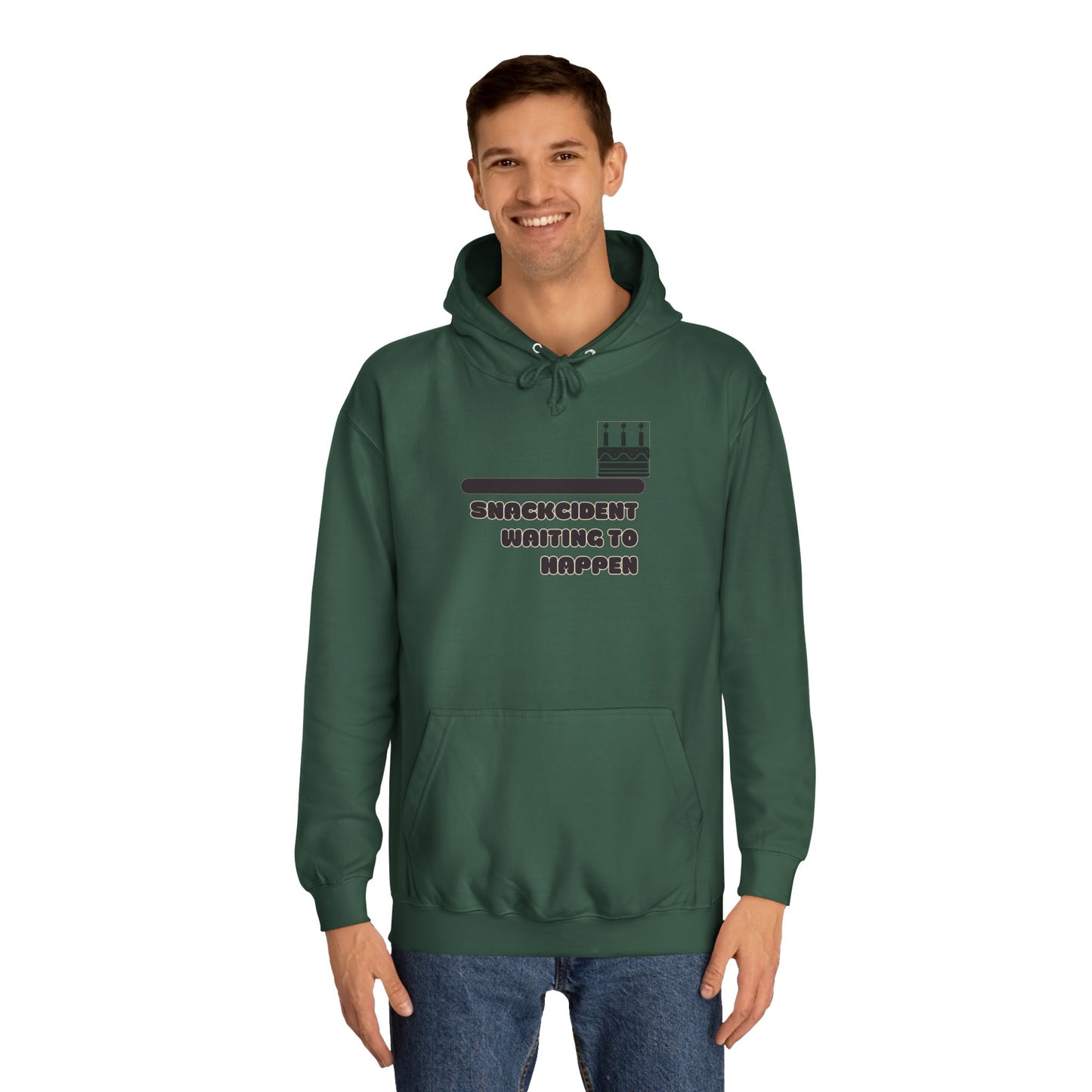 Unisex College Hoodie - Fun and Cozy Style for Students, Perfect for Campus Life, Gift for Graduates, Chill Days, Hoodie with Quirky Quote