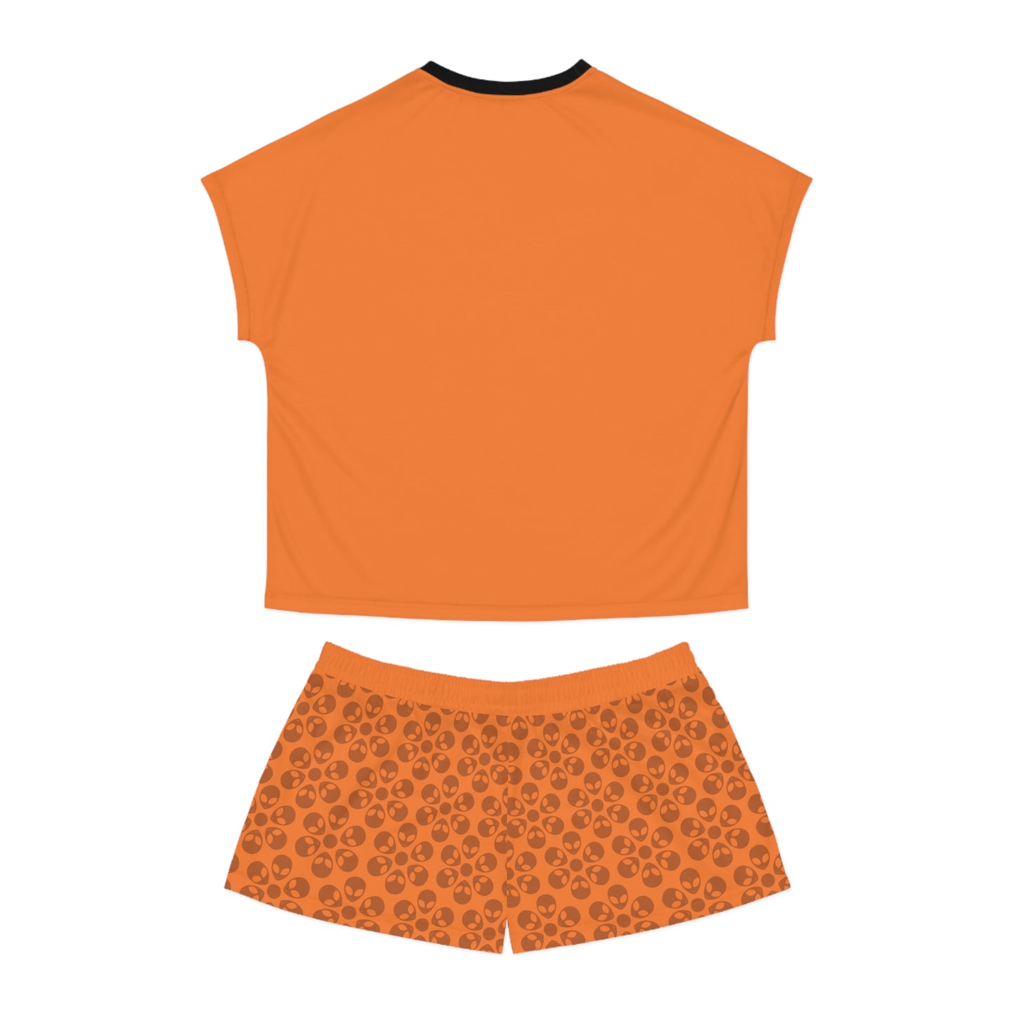 Stylish Womens Pajama Set Cozy Sleepwear AOP Floral Print Perfect for Lounging Gift for Her Summer Nights Relaxation Alien Flowers Crusta