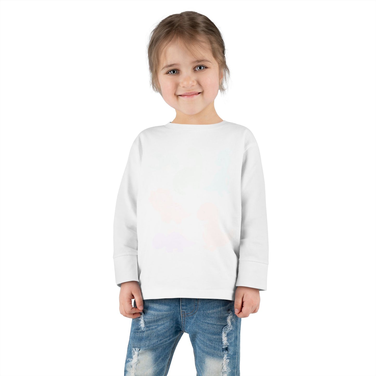Toddler Long Sleeve Tee - Cozy and Cute Long Sleeve T-Shirt for Kids, Perfect for Playtime, Gift Ideas, Everyday Wear