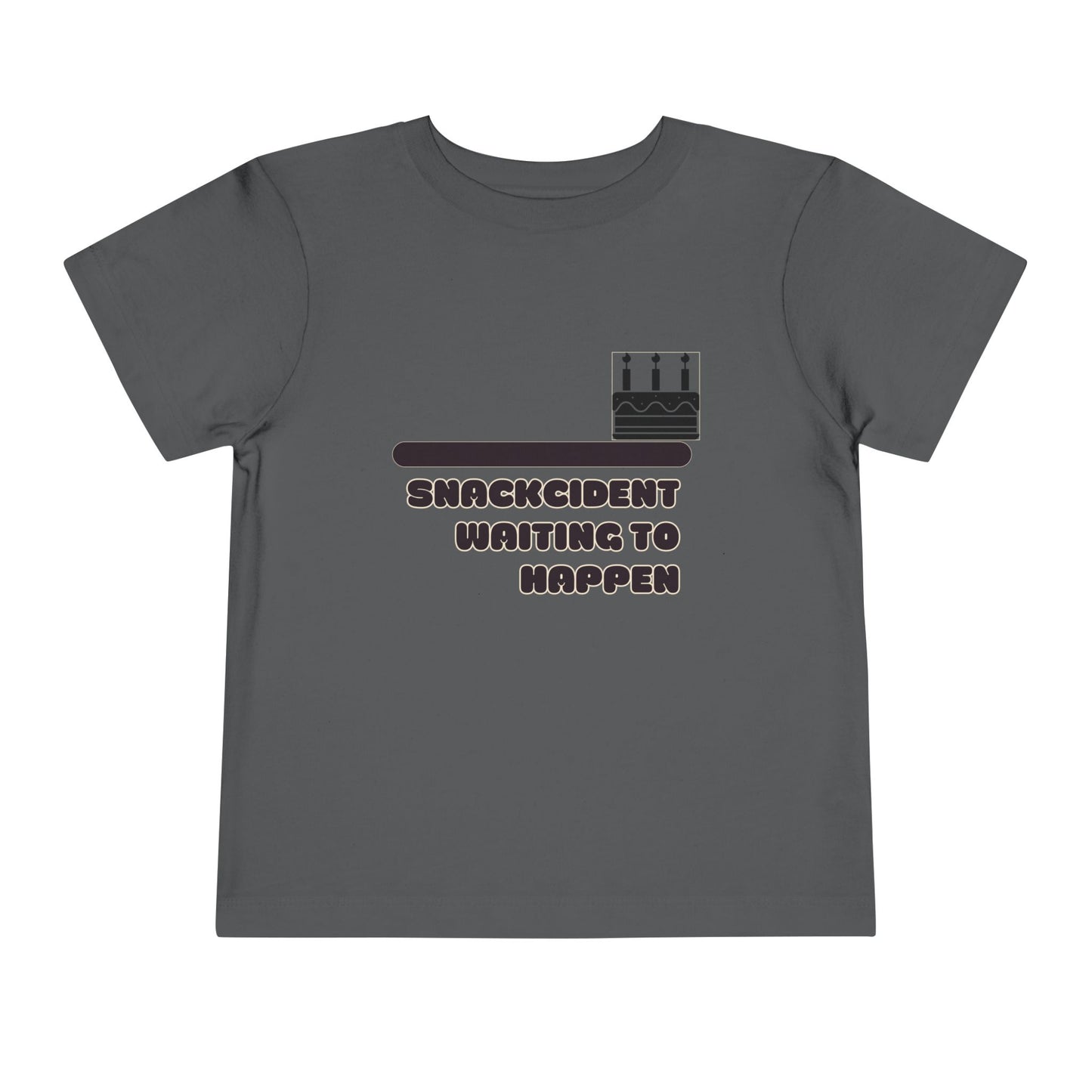 Toddler Birthday Tee - Shackcident Waiting to Happen, Cute Kids Shirt, Fun Party Outfit, Gift for Birthdays, Playful Toddler Apparel