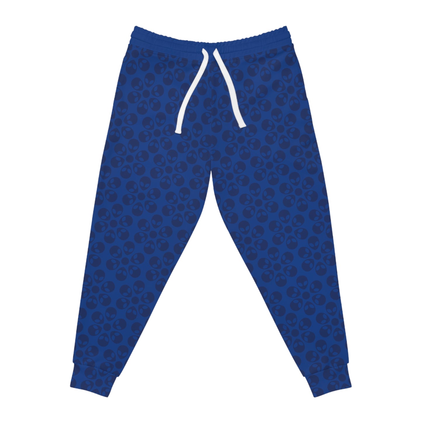Stylish Floral Athletic Joggers Trendy Joggers Comfortable Workout Pants Casual Loungewear Gifts for Fitness Lovers Alien Flowers Dark Blue