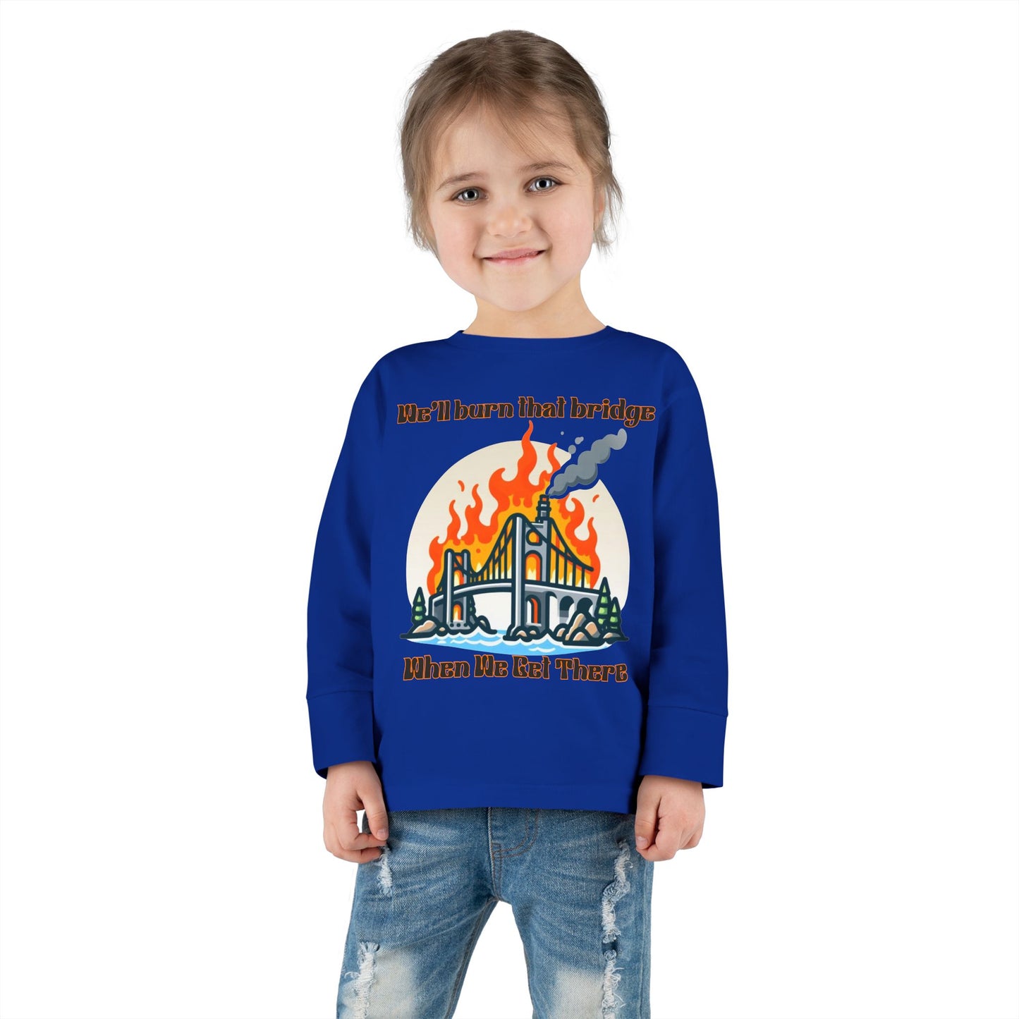 Funny Toddler Long Sleeve Tee - Kids Graphic Shirt, Cute Gift for Birthdays, Playtime, Celebrations, Everyday Wear