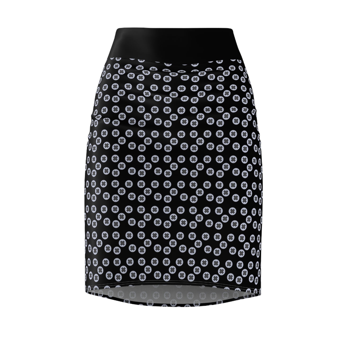 Chic Women's Pencil Skirt, Elegant Office Wear, Stylish High-Quality Skirt, Versatile Work Attire, Perfect for Events - Black