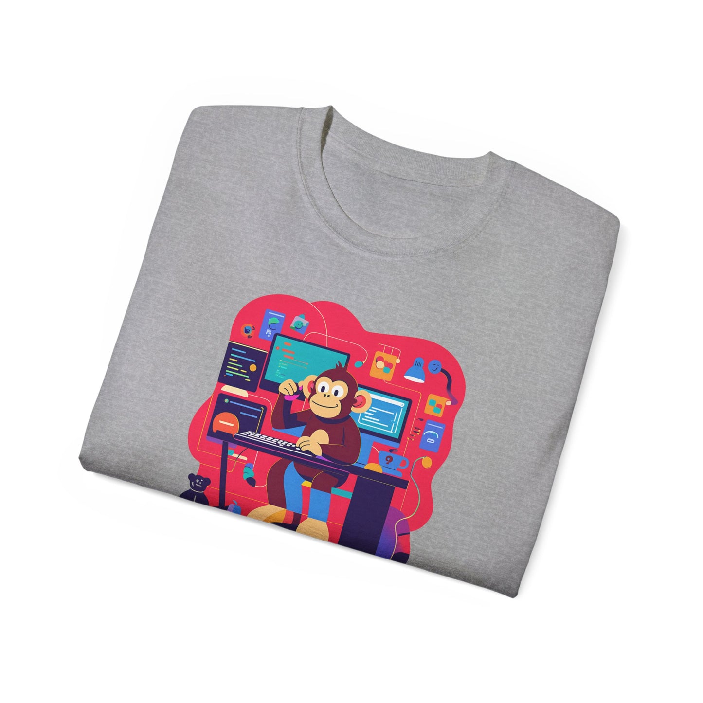 Playful Graphic Tee, Fun Casual Wear, Unique Gift for Gamers, Creative Illustration T-Shirt, Unisex Cotton Shirt, Birthday Present, [...]