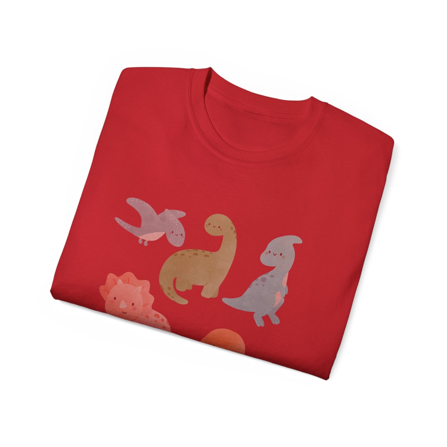 Adorable Dinosaur Graphic Tee - Cute Dino Shirt, Kids Gift, Dinosaur Lovers Apparel, Unisex Casual Wear, Fun Birthday Present