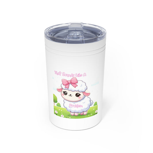 Cute Sheep Vacuum Insulated Tumbler - 11oz, Perfect Gift for Animal Lovers