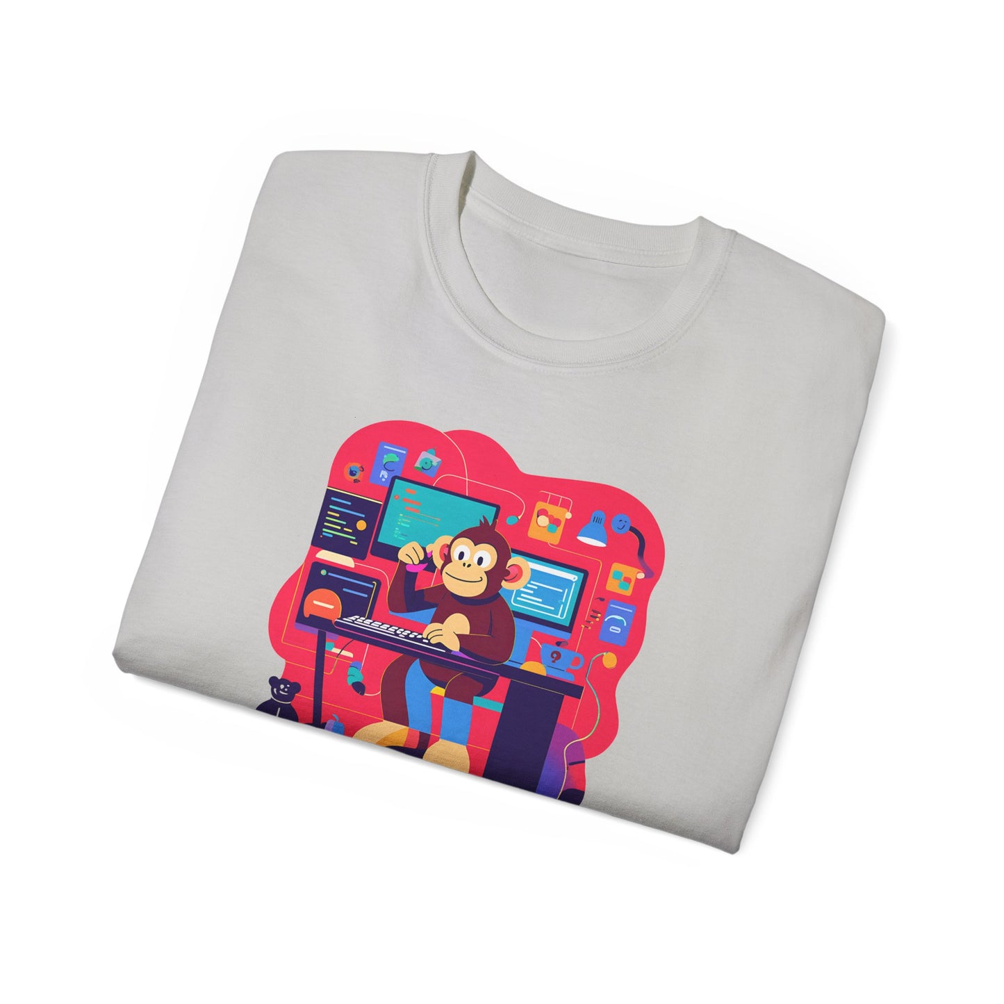 Playful Graphic Tee, Fun Casual Wear, Unique Gift for Gamers, Creative Illustration T-Shirt, Unisex Cotton Shirt, Birthday Present, [...]
