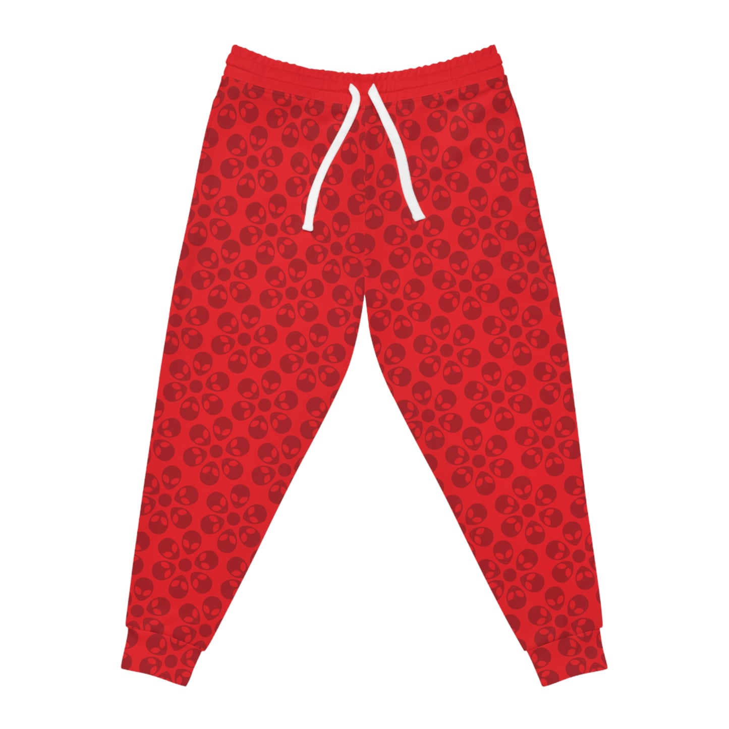 Stylish Floral Athletic Joggers Trendy Joggers Comfortable Workout Pants Casual Loungewear Gifts for Fitness Lovers Alien Flowers Red