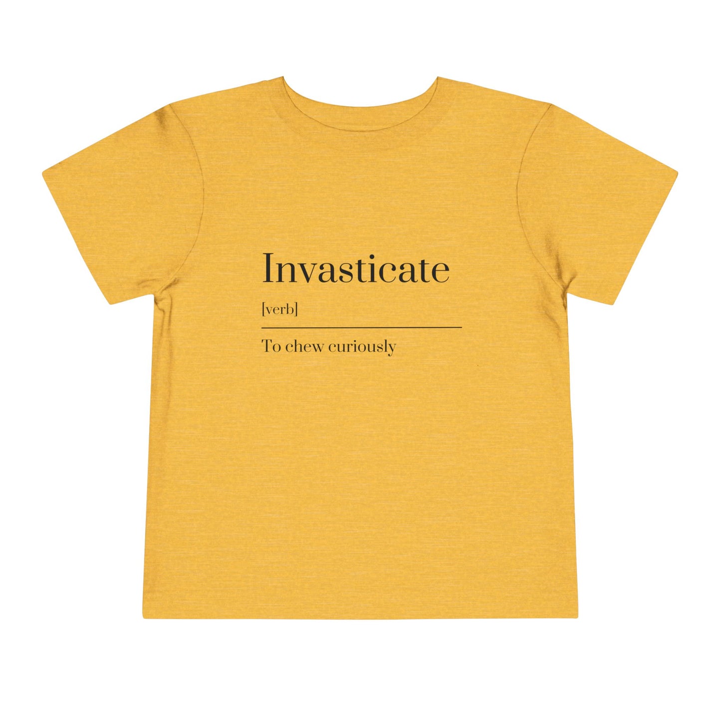 Curious Toddler Tee - Cute Short Sleeve Shirt, Kids Gift, Playful T-Shirt, Educational Apparel, Toddler Clothes