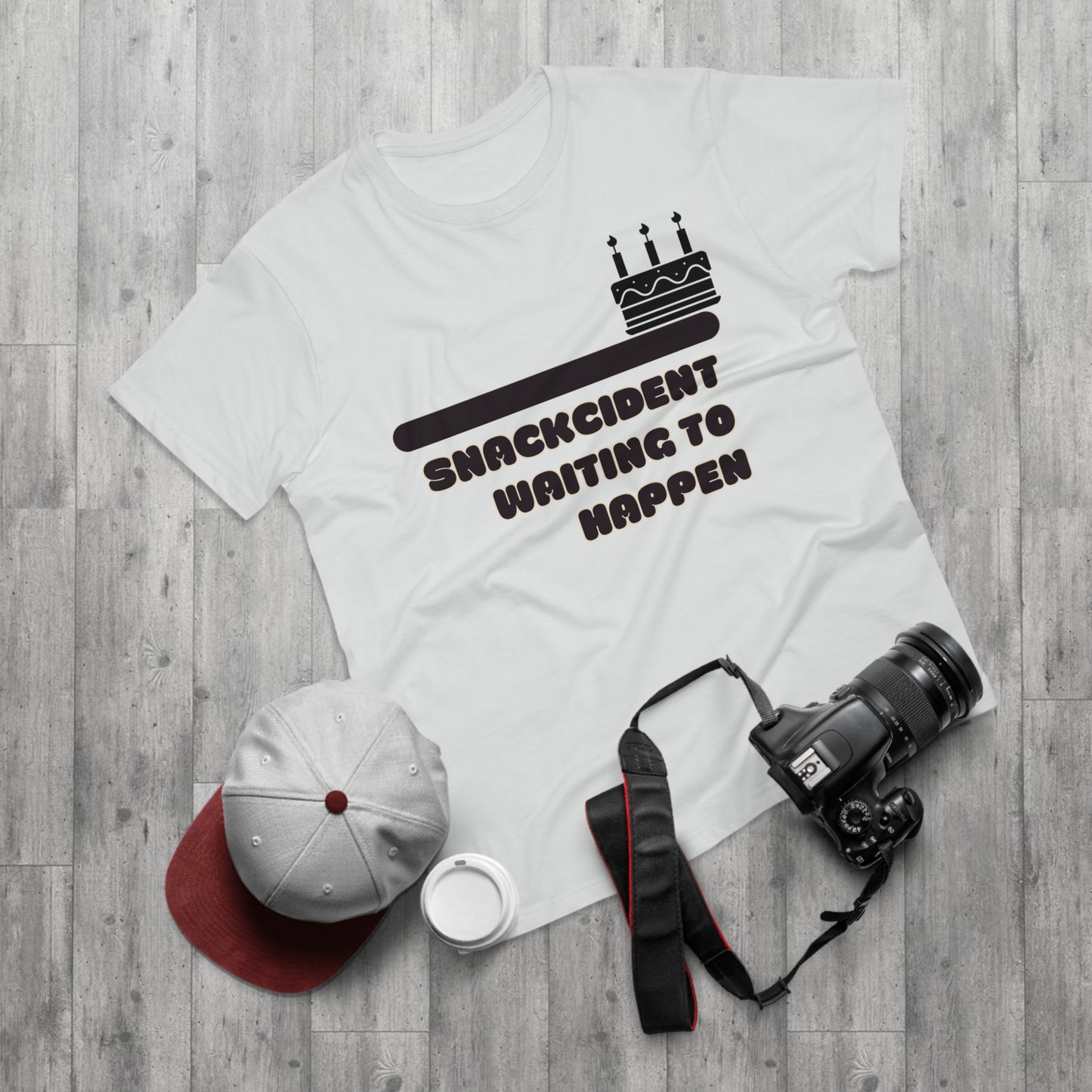 Snackcident Waiting To Happen - Men's T-shirt