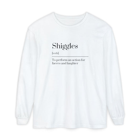Unisex Garment-dyed Long Sleeve T-Shirt