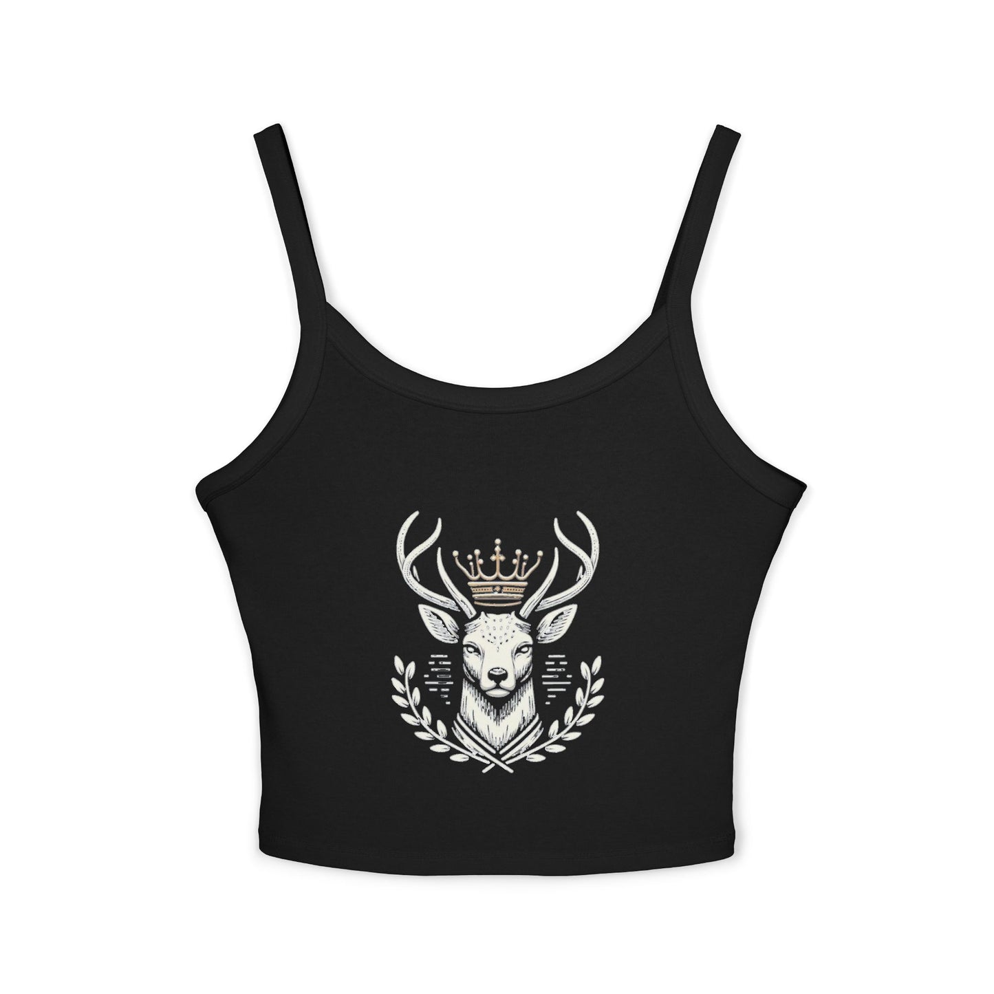 Royal Stag Women's Spaghetti Strap Tank Top - Stylish Summer Essential - Oh Deer Lord