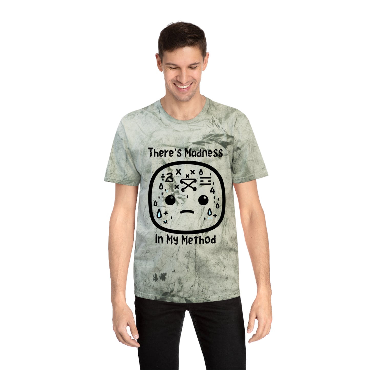Unisex Color Blast T-Shirt | "There's Madness In My Method" Graphic Tee | Trendy Casual Wear for Kids & Adults