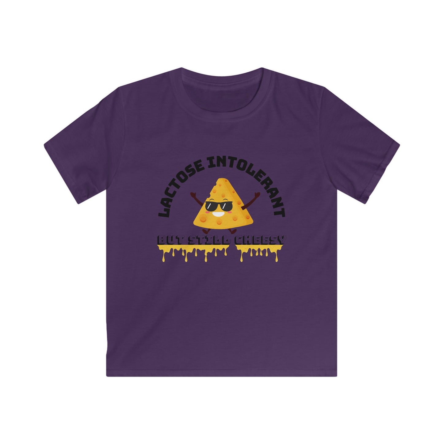 Cheesy Kids Tee - Lactose Intolerant Humor, Cute Funny Kids Shirt, Gift for Cheese Lovers, Summer Apparel, Birthday Present, Playtime Wear