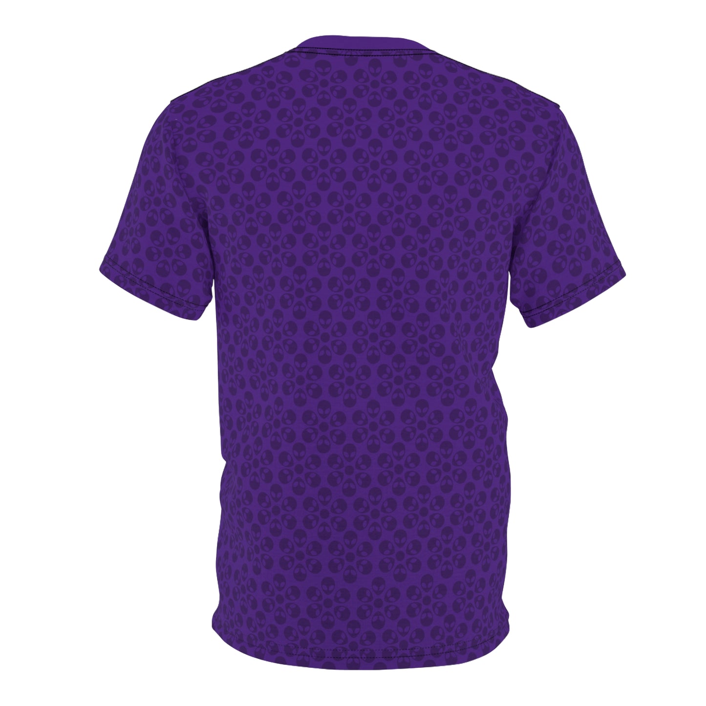 Stylish Floral Print Tee Casual Unisex TShirt Gift for Her/Him Summer Fashion Birthday Gift Everyday Wear Trendy Apparel Alien Flowers Purple