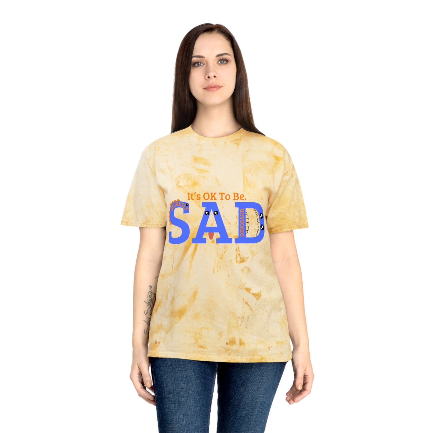 Unisex Color Blast T-Shirt, Comfort Tee, Mental Health Awareness Shirt, Casual Wear, Gift for Friends, Self-Care Fashion