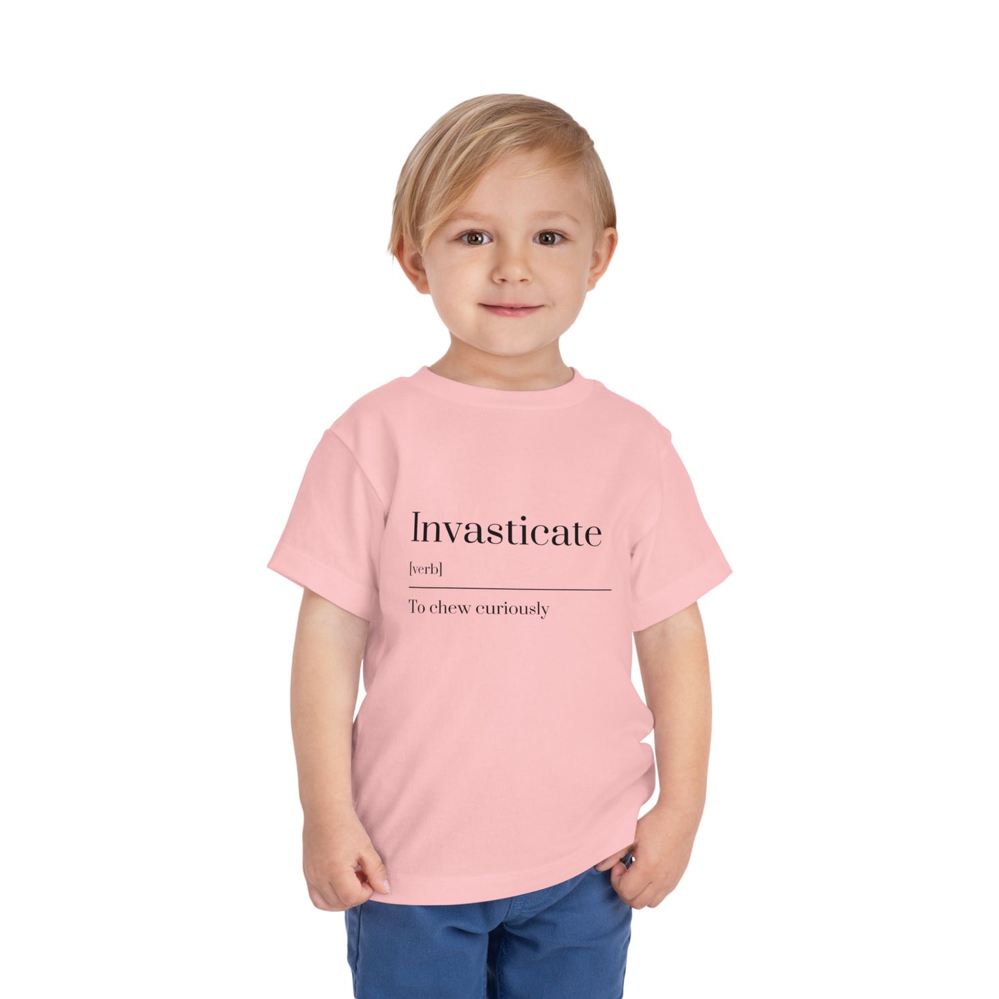 Curious Toddler Tee - Cute Short Sleeve Shirt, Kids Gift, Playful T-Shirt, Educational Apparel, Toddler Clothes