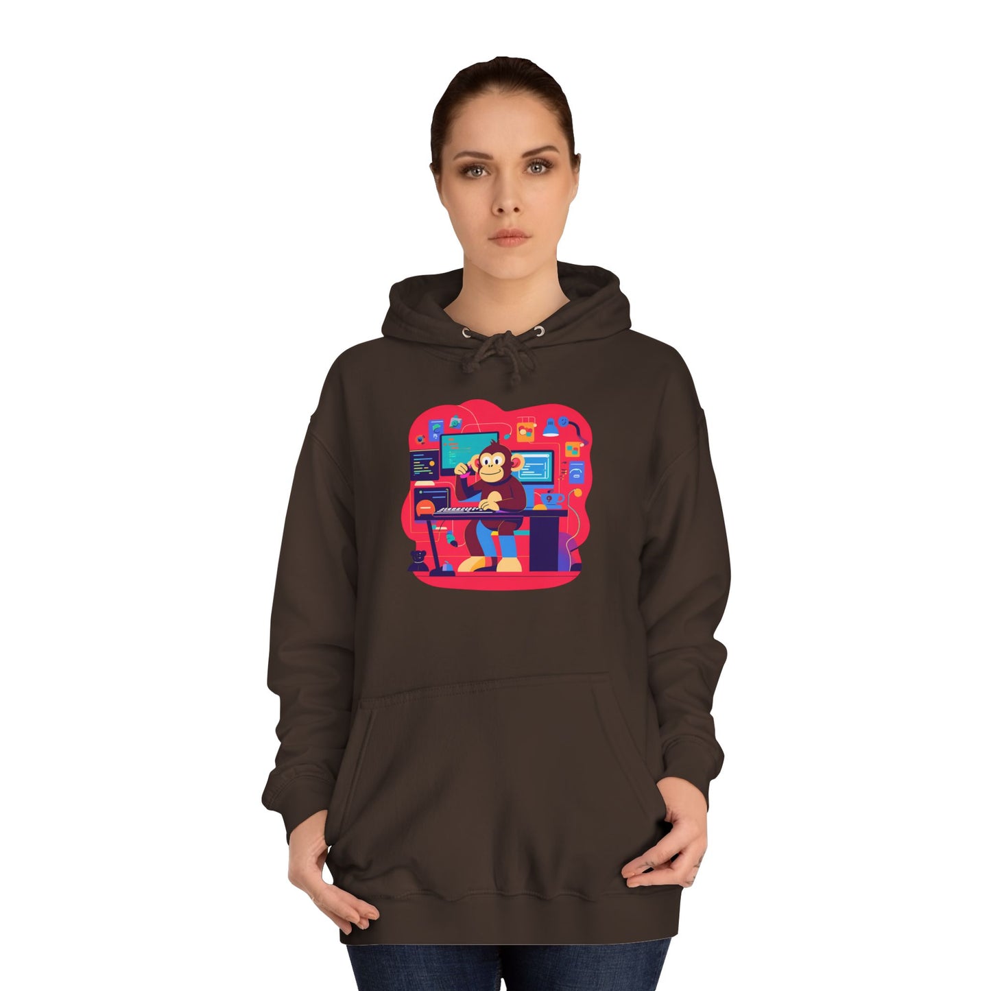 Colorful College Hoodie, Unisex Sweatshirt, School Spirit Wear, Gift for Students, Cozy Campus Apparel, College Graduation Gift