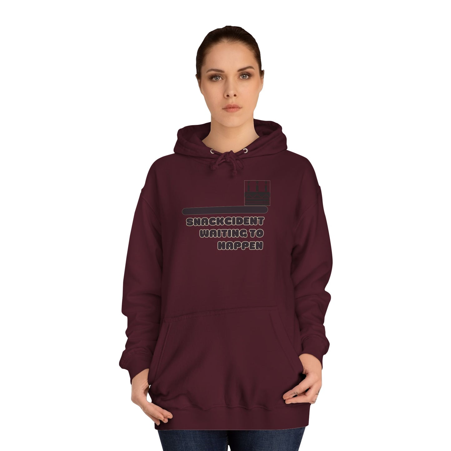 Unisex College Hoodie - Fun and Cozy Style for Students, Perfect for Campus Life, Gift for Graduates, Chill Days, Hoodie with Quirky Quote