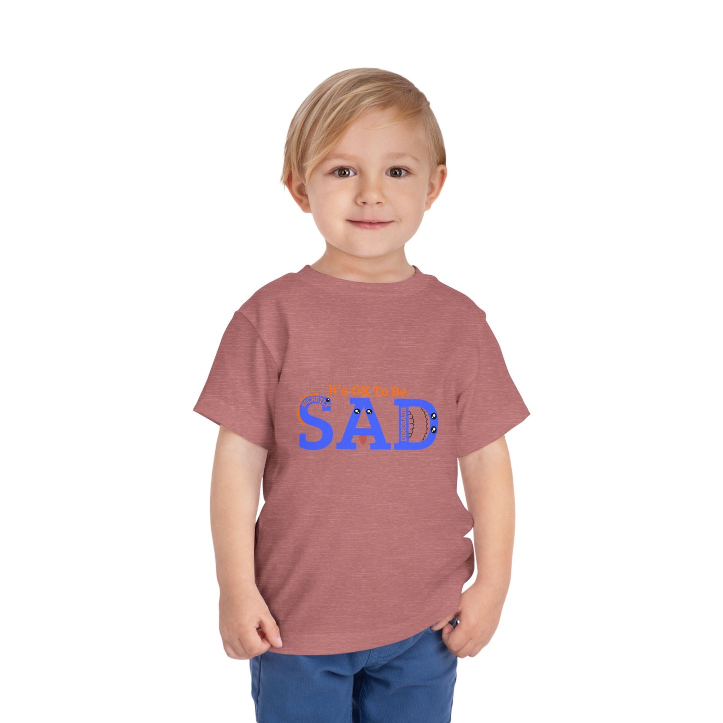 Emotional Support Toddler Tee - "It's OK To Be SAD"
