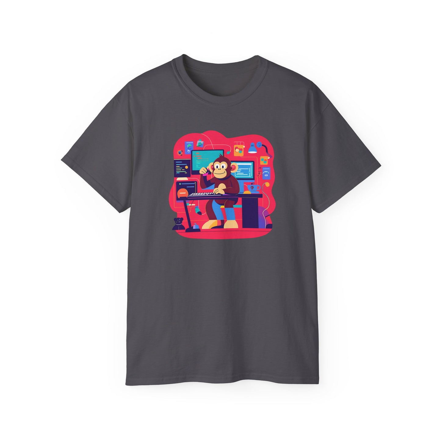 Playful Graphic Tee, Fun Casual Wear, Unique Gift for Gamers, Creative Illustration T-Shirt, Unisex Cotton Shirt, Birthday Present, [...]