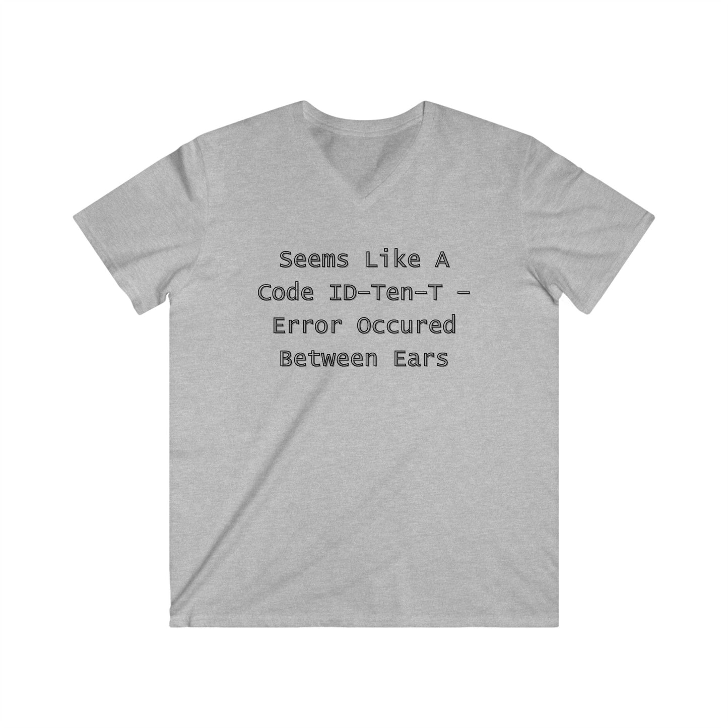 Men's Fitted V-Neck Short Sleeve Tee