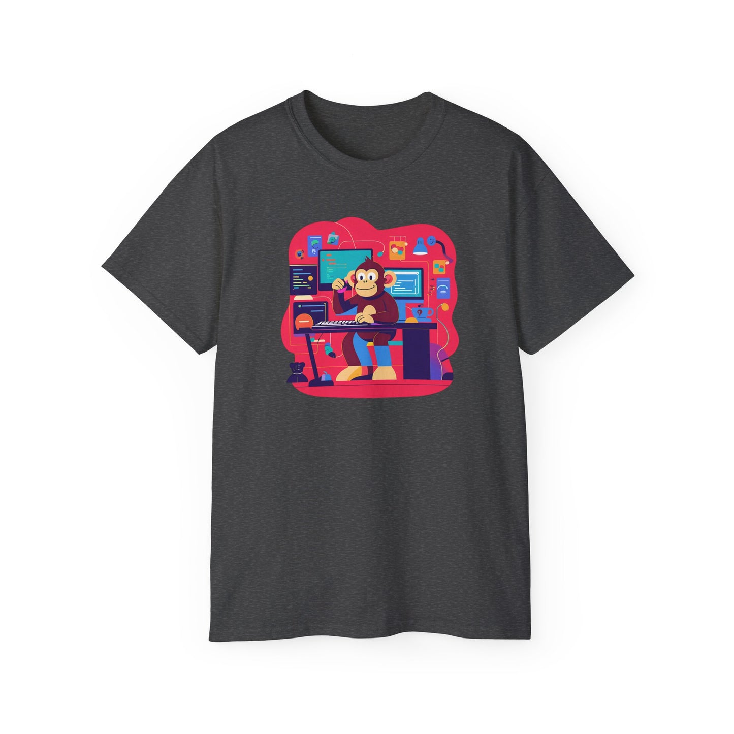 Playful Graphic Tee, Fun Casual Wear, Unique Gift for Gamers, Creative Illustration T-Shirt, Unisex Cotton Shirt, Birthday Present, [...]