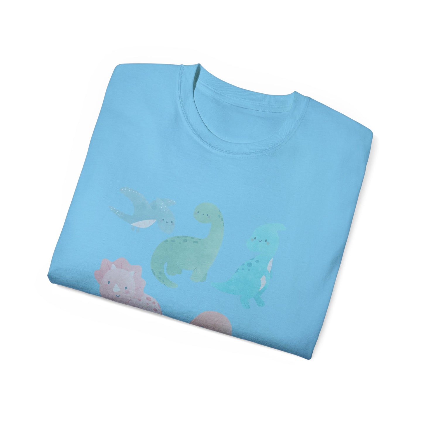Adorable Dinosaur Graphic Tee - Cute Dino Shirt, Kids Gift, Dinosaur Lovers Apparel, Unisex Casual Wear, Fun Birthday Present