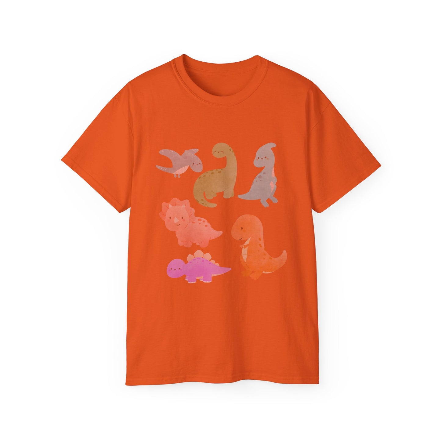 Adorable Dinosaur Graphic Tee - Cute Dino Shirt, Kids Gift, Dinosaur Lovers Apparel, Unisex Casual Wear, Fun Birthday Present