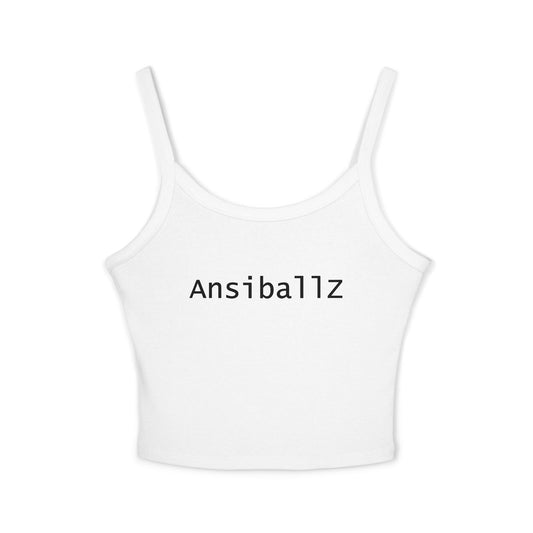 Trendy Women's Spaghetti Strap Tank Top with 'Ansiballz' Design | Ideal for Summer, Casual Wear, Gifts, Festivals, Lounging