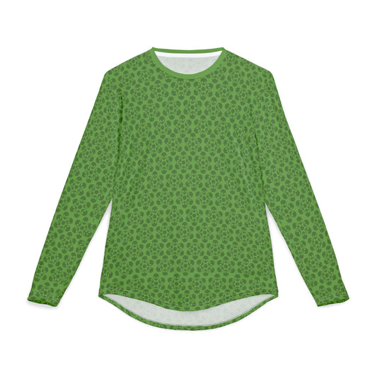 Mens UV Protection Long Sleeve Shirt  Alien Flowers Green