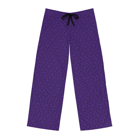 Cozy Mens Pajama Pants  Stylish Floral Sleepwear Ideal for Relaxing Gifts for Him Home Lounge Wear Unique Patterned PJs Alien Flowers Purple