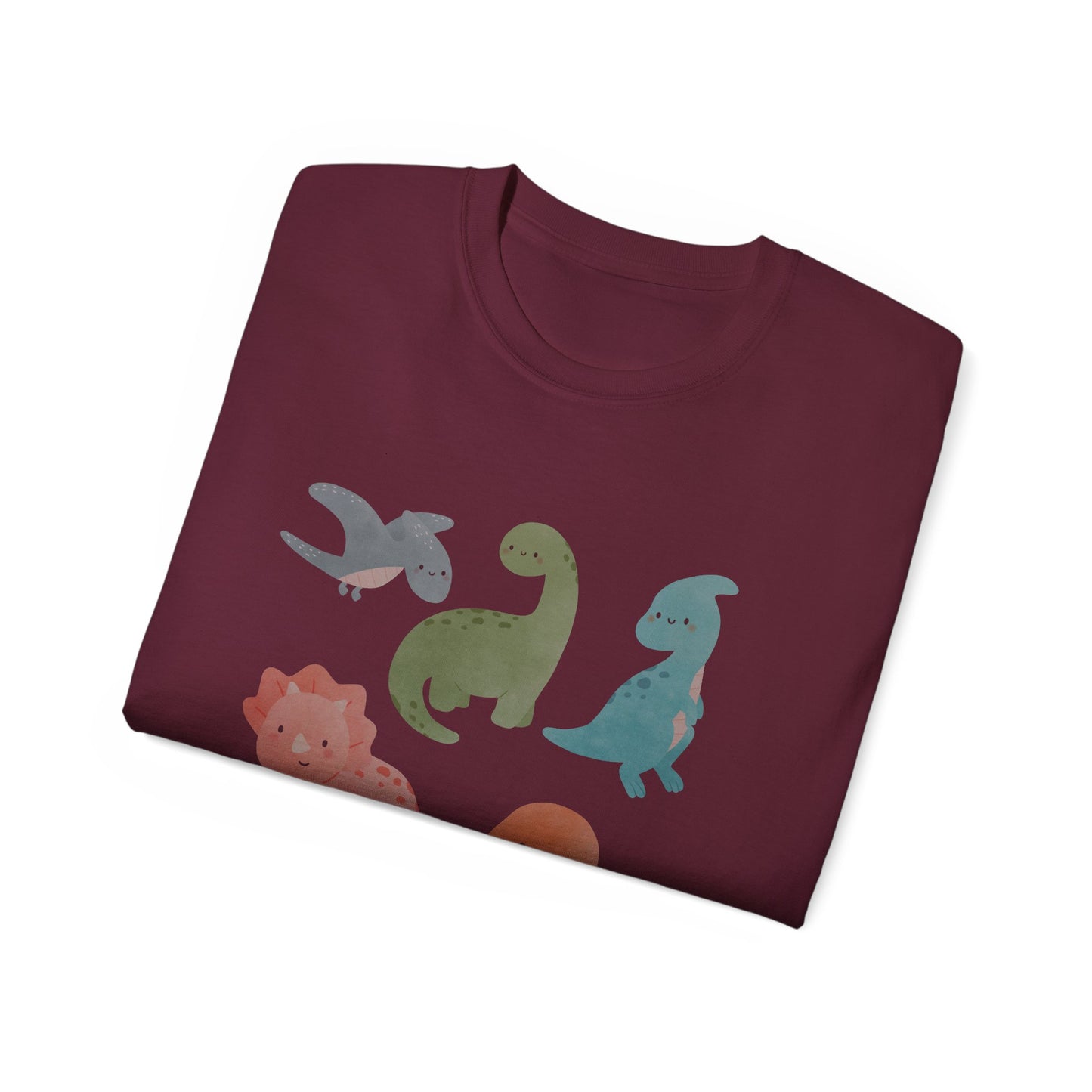Adorable Dinosaur Graphic Tee - Cute Dino Shirt, Kids Gift, Dinosaur Lovers Apparel, Unisex Casual Wear, Fun Birthday Present