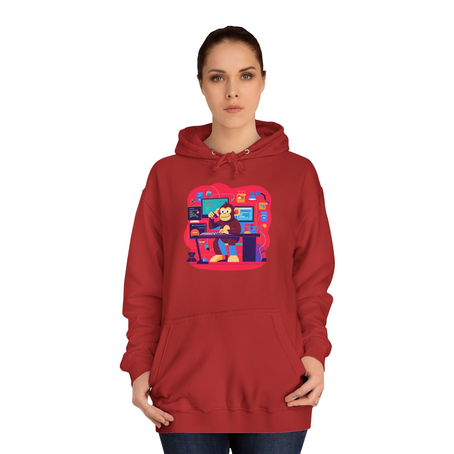 Colorful College Hoodie, Unisex Sweatshirt, School Spirit Wear, Gift for Students, Cozy Campus Apparel, College Graduation Gift