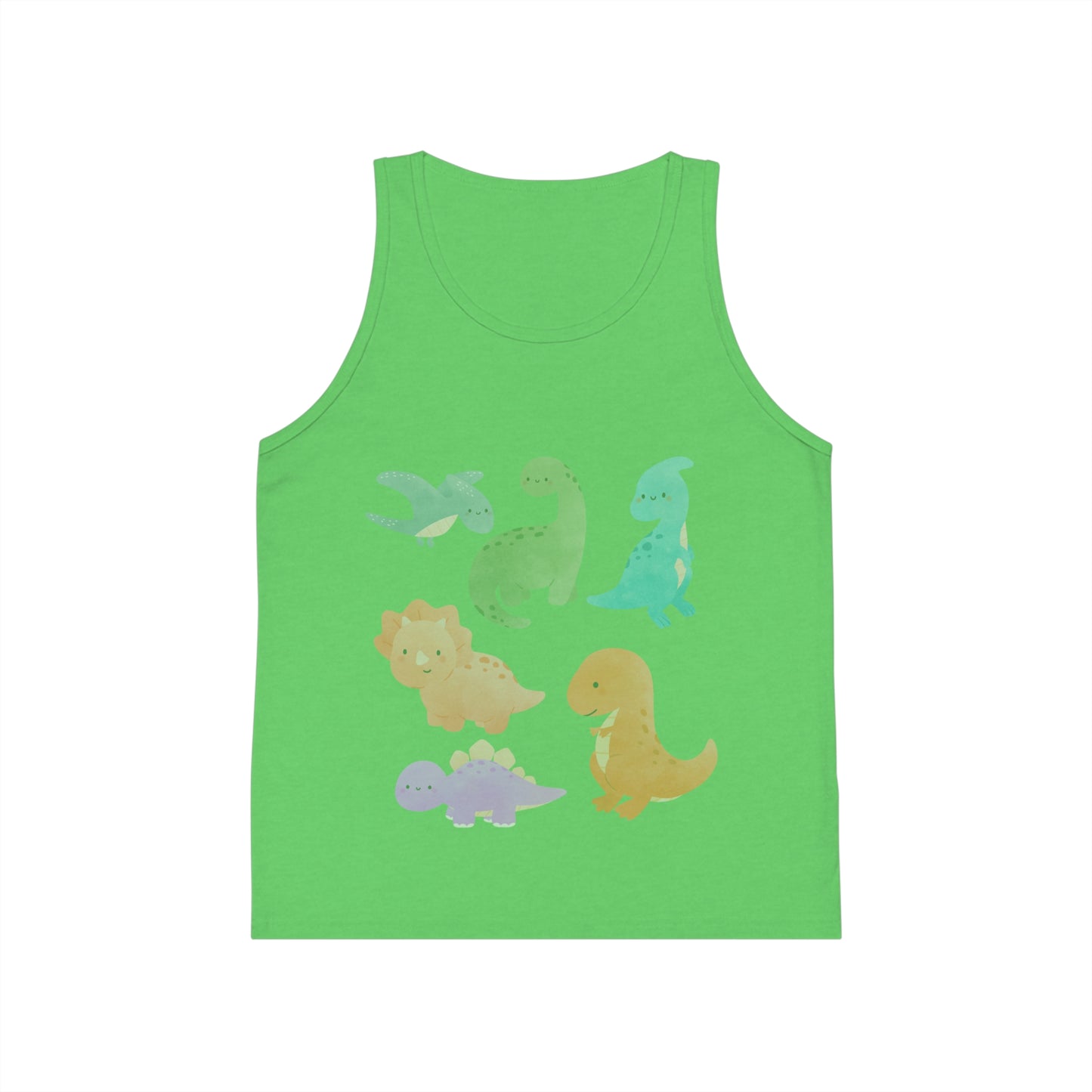 Dino Adventure Kid's Tank Top, Cute Dino Shirt for Boys & Girls, Summer Playwear, Birthday Gift, Dino Lovers Tee
