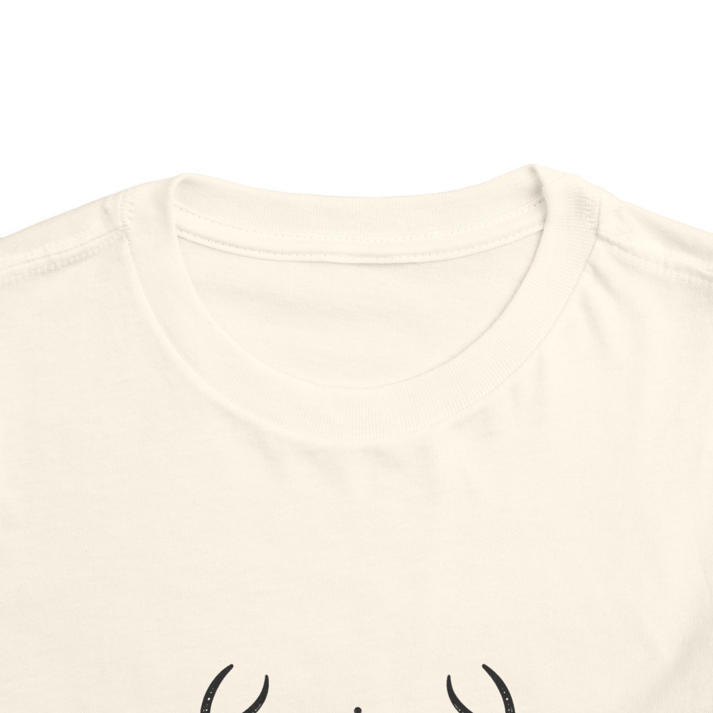 Royal Deer Toddler Short Sleeve Tee - Cute Animal Graphic Tee for Kids - Oh Deer Lord