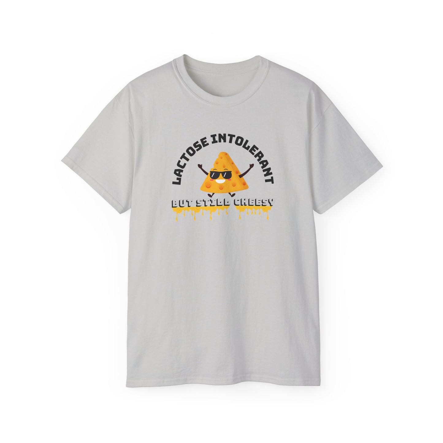 Lactose Intolerant Chill X Unisex Ultra Cotton Tee, Funny T-Shirt, Humor Apparel, Gifts for Dairy-Free Friends, Foodie Shirt