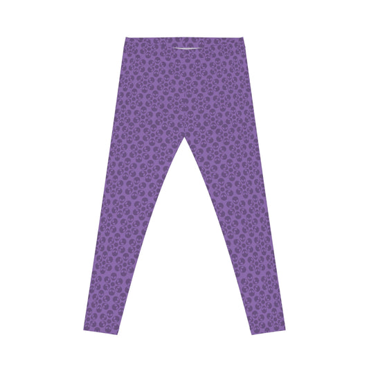 Chic Floral Leggings  Trendy Loungewear for Women Fitness Pants Yoga Wear Stylish Outfits Everyday Comfort Alien Flowers Light Purple