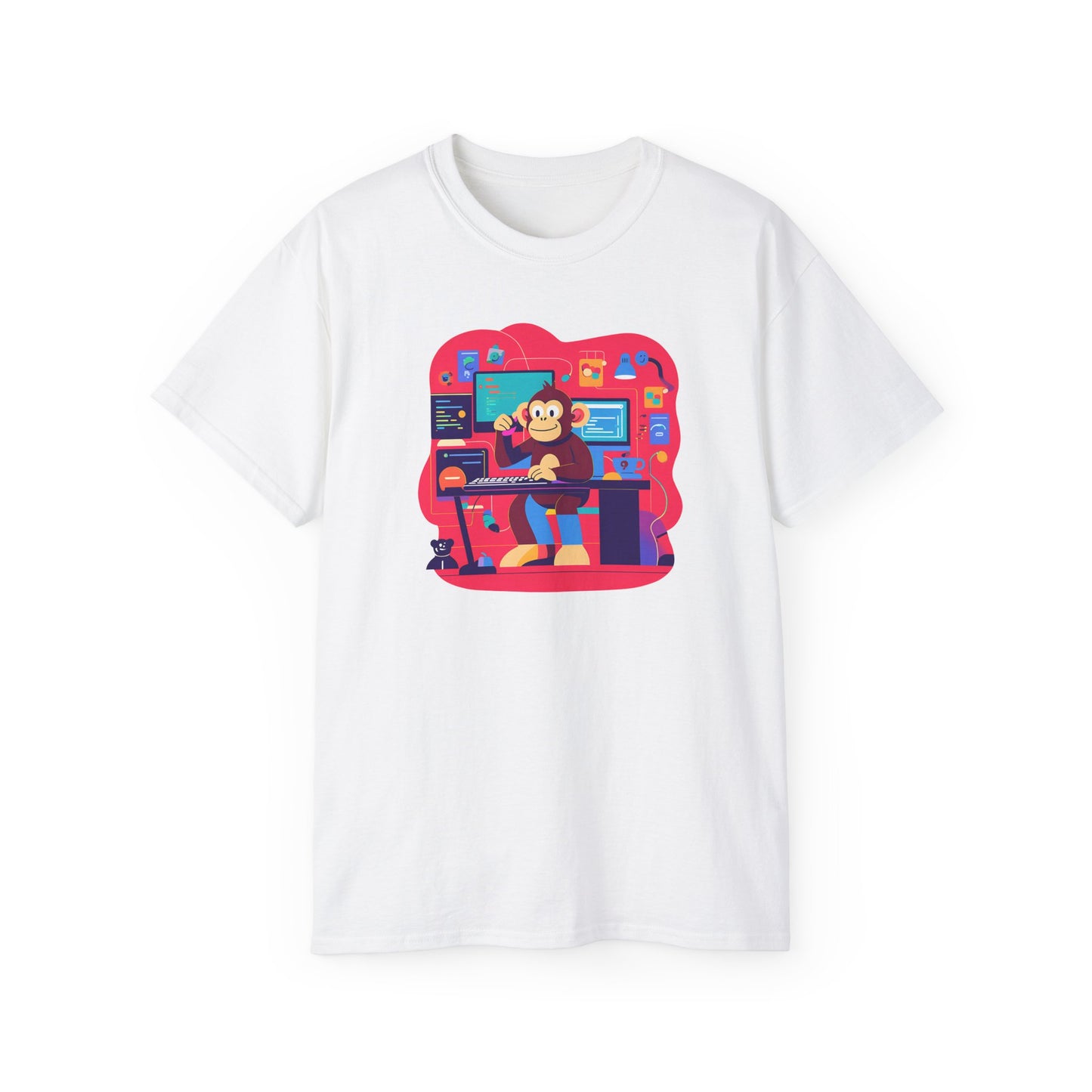 Playful Graphic Tee, Fun Casual Wear, Unique Gift for Gamers, Creative Illustration T-Shirt, Unisex Cotton Shirt, Birthday Present, [...]