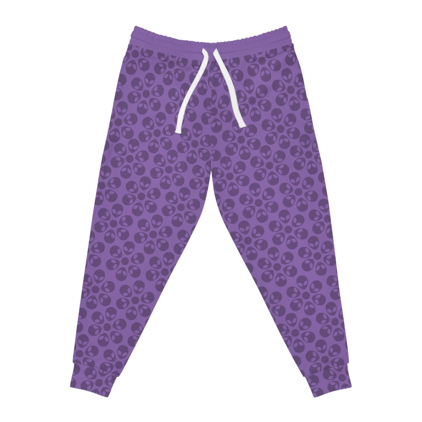 Stylish Floral Athletic Joggers Trendy Joggers Comfortable Workout Pants Casual Loungewear Gifts for Fitness Lovers Alien Flowers Light Purple