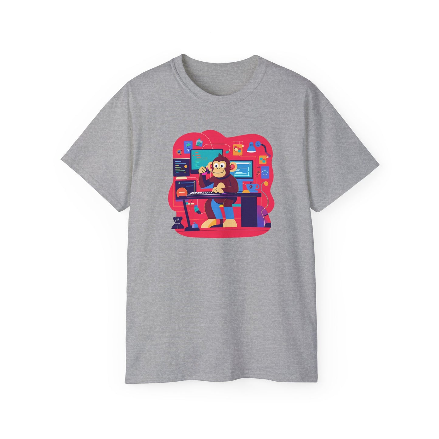 Playful Graphic Tee, Fun Casual Wear, Unique Gift for Gamers, Creative Illustration T-Shirt, Unisex Cotton Shirt, Birthday Present, [...]