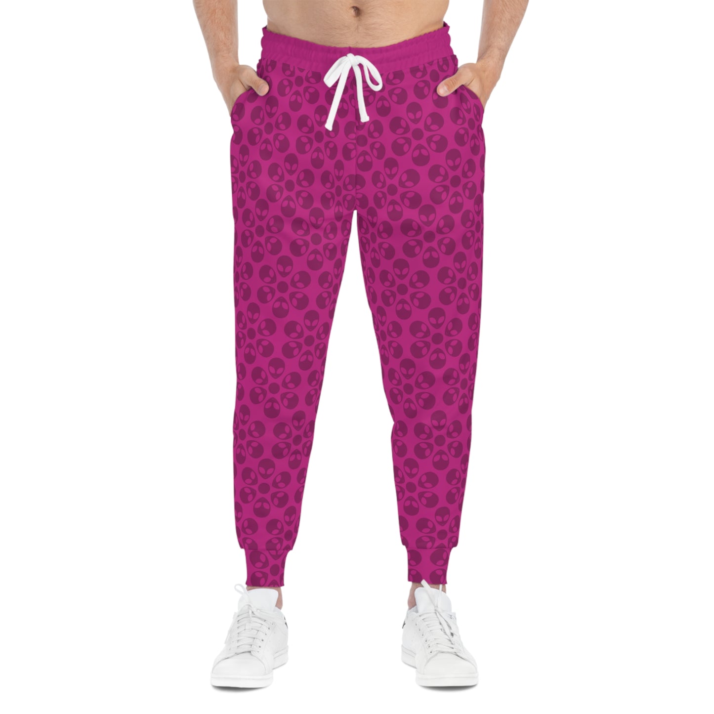 Stylish Floral Athletic Joggers Trendy Joggers Comfortable Workout Pants Casual Loungewear Gifts for Fitness Lovers Alien Flowers Pink