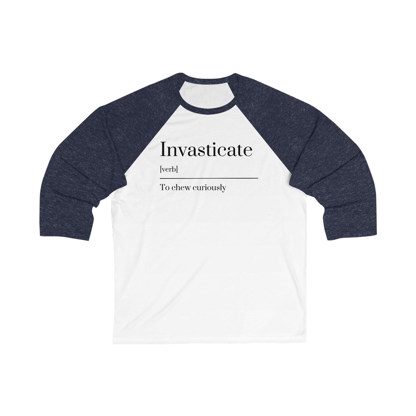 Whimsical Baseball Tee with Definition Design, Unisex Graphic Tee, Perfect Gift for Word Lovers, Fun Casual Wear, Literary Gift
