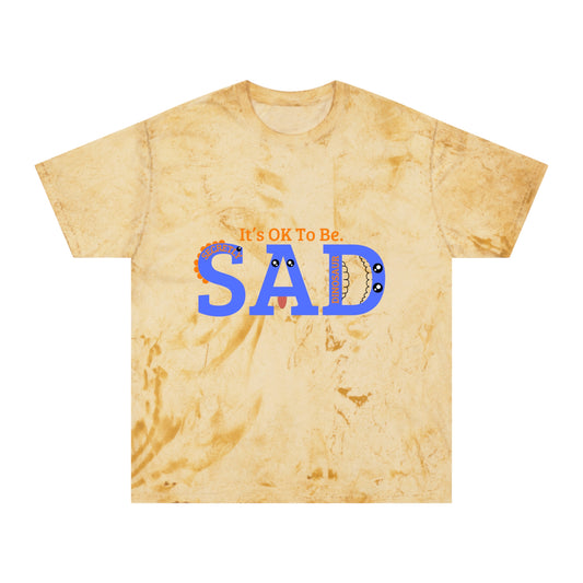 Unisex Color Blast T-Shirt, Comfort Tee, Mental Health Awareness Shirt, Casual Wear, Gift for Friends, Self-Care Fashion