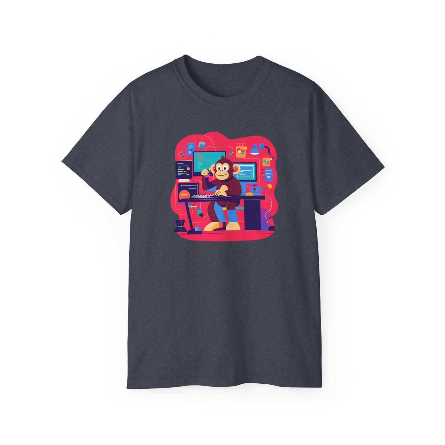 Playful Graphic Tee, Fun Casual Wear, Unique Gift for Gamers, Creative Illustration T-Shirt, Unisex Cotton Shirt, Birthday Present, [...]