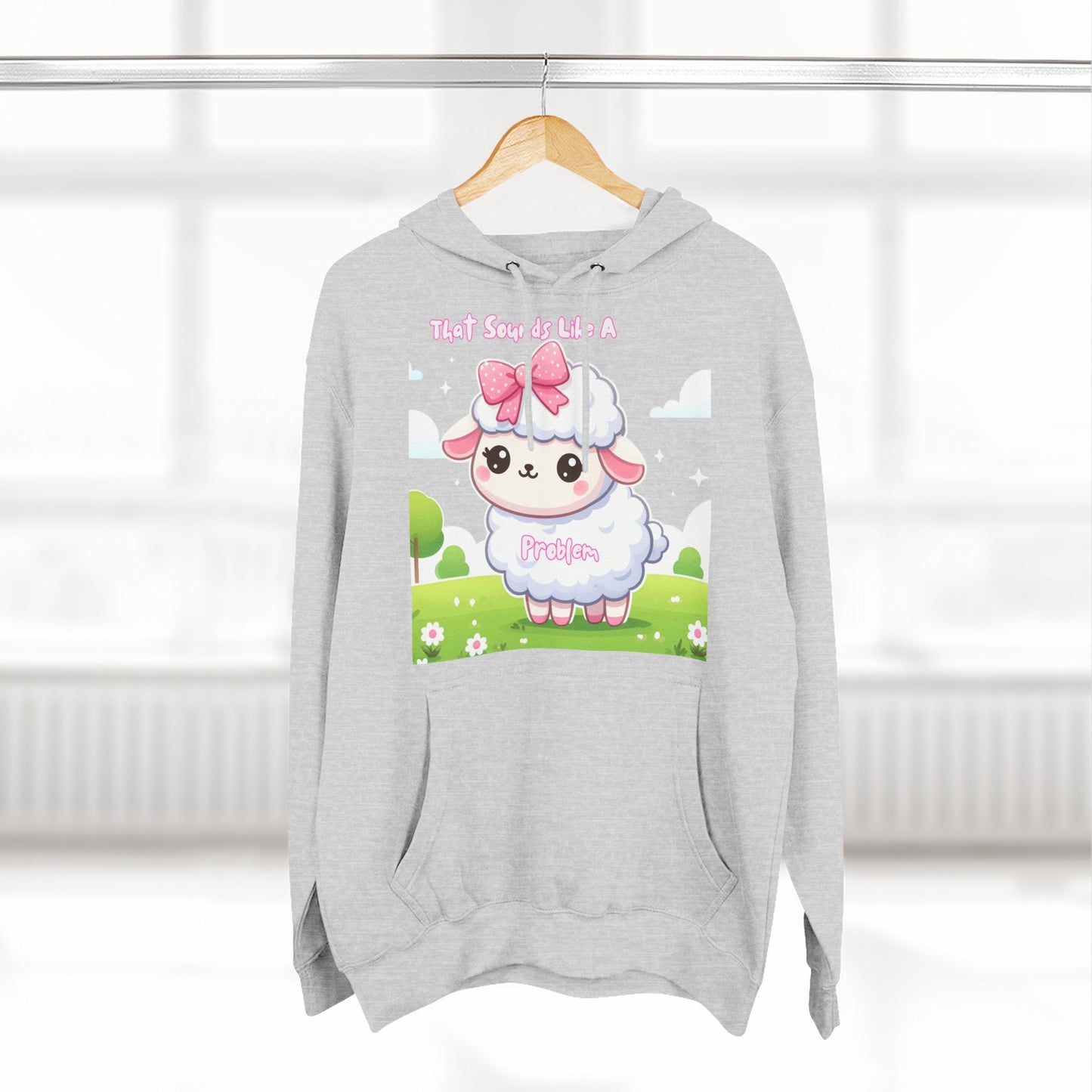 Ewe Problem - Three-Panel Fleece Hoodie
