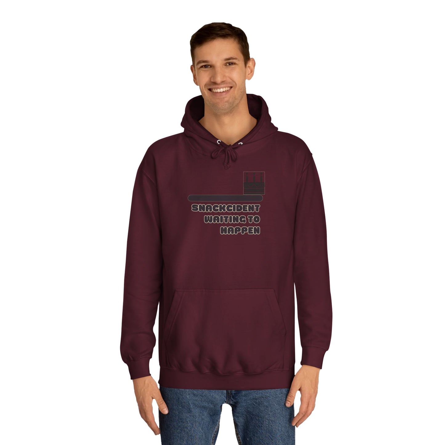 Unisex College Hoodie - Fun and Cozy Style for Students, Perfect for Campus Life, Gift for Graduates, Chill Days, Hoodie with Quirky Quote