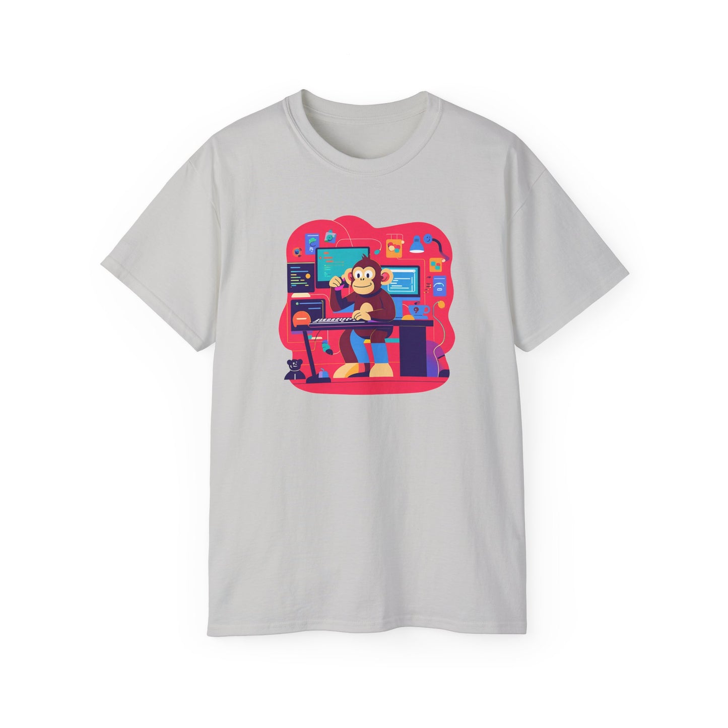 Playful Graphic Tee, Fun Casual Wear, Unique Gift for Gamers, Creative Illustration T-Shirt, Unisex Cotton Shirt, Birthday Present, [...]