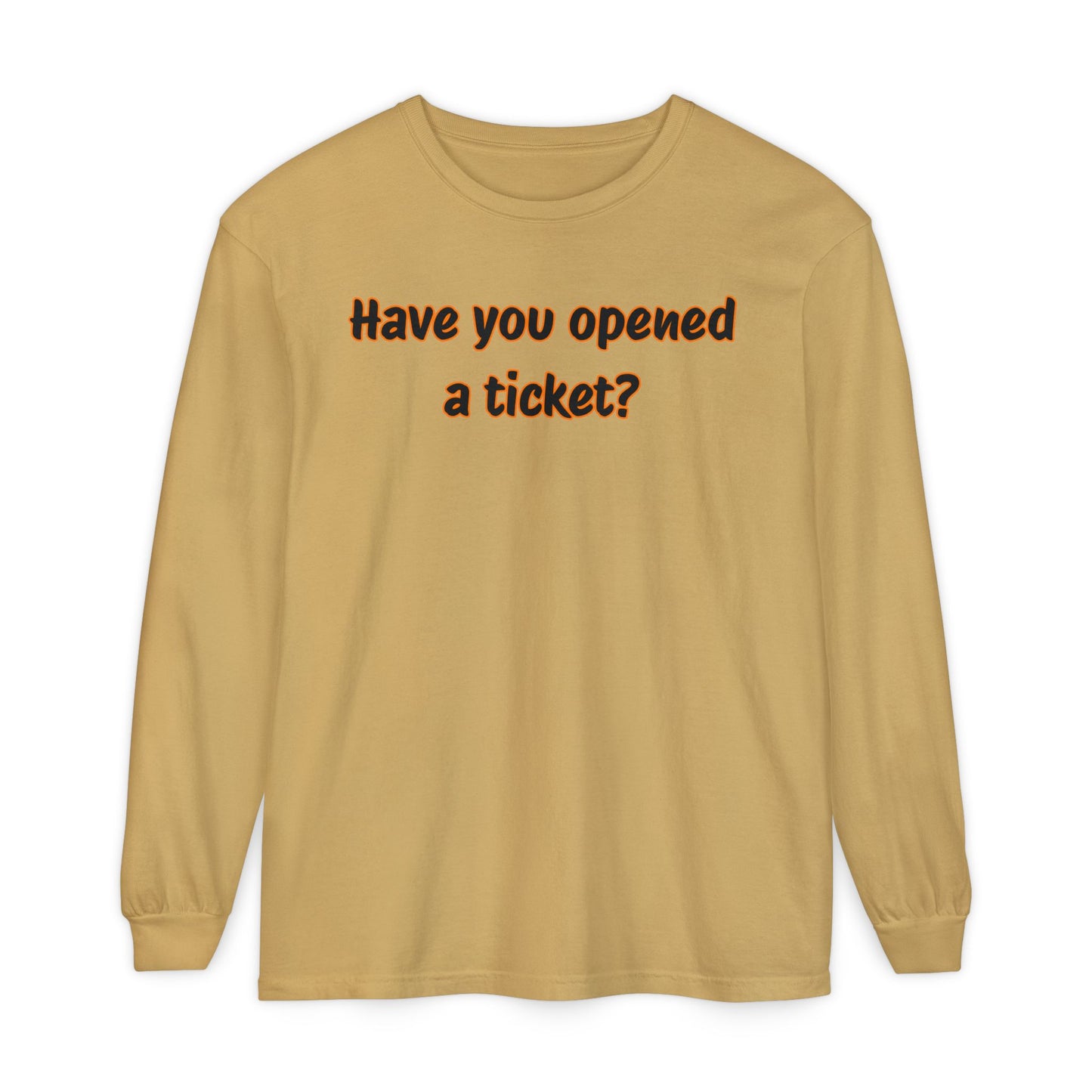 Unisex Garment-dyed Long Sleeve T-Shirt